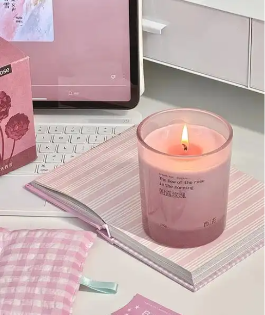 玫瑰香薰蜡烛